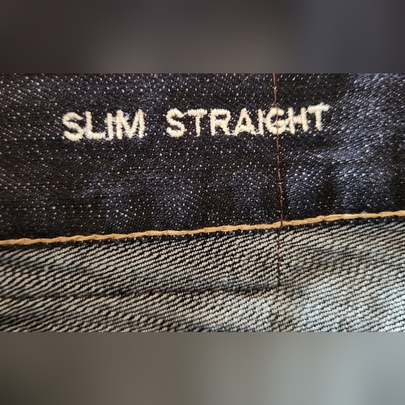 Mens Bluenotes 28x30 Brodie Slim Straight Dark Blue Denim Jeans New without tag - Picture 6 of 11